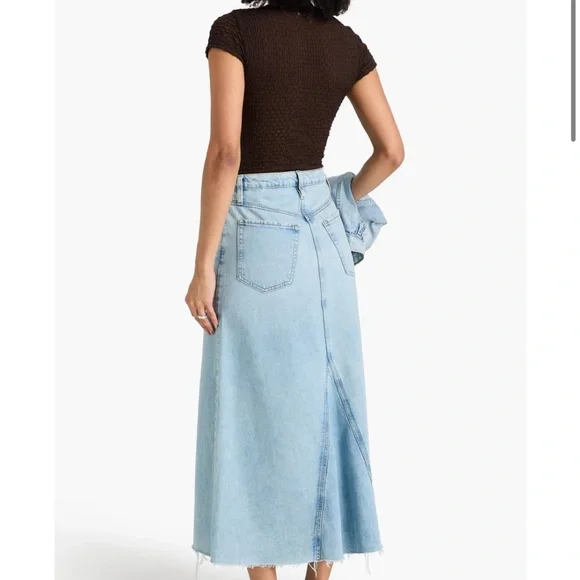 FRAME
Dorothy denim midi skirt - Picture 2 of 13